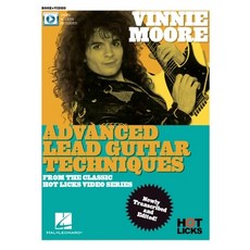 (영문도서) Vinnie Moore - Advanced Lead Guitar Techniques from the Classic Hot Licks Video Series: Book ... Paperback, Hal Leonard Publishing Corp..., English, 9781705157589