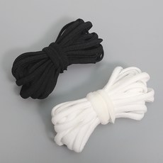 [대량구매]마스크끈 야드(마), 백아이보리, 100개