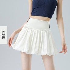 網球裙短裙防走光假兩件高爾夫羽毛球戶外健身運動A字花苞裙