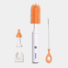 FLOOMING 電動矽膠奶瓶清潔刷 JY03W, 混色, 1組