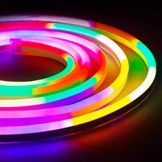 사는잼 LED 논네온 플렉시블 라인조명 DC5V 파노라마 네온플렉스 RGB-IC USB, 1개