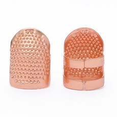 쇠골무 투구골무 손가락 금속 바느질 엔틱 보호 황동, 1개, M