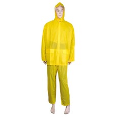 우비 XL 듀플렉스 새마을우의 투피스-황색