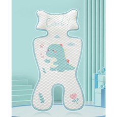 汽車座椅保護墊 新款3D豆豆涼感護頸涼蓆-胖胖龍, 1個, ()新款3D豆豆涼感護頸涼蓆-胖胖龍