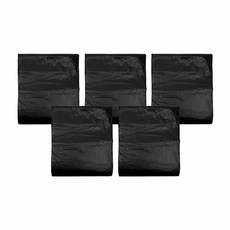 월드크린 분리수거 배접 비닐봉투 검정, 80L, 100개