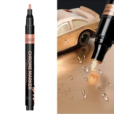 1pc 미러 크롬 페인트 마커 금은 모델 유리 플라스틱 그림 용품에 대 한 영구 반사 펜, 03 1pc coppery