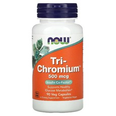 나우푸드 트라이 크로미늄 Tri-Chromium 500mcg 90캡슐, 90정, 1개