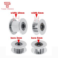 타입 패시브 동기 휠 톱니 알루미늄 타이밍 드라이브 풀리 프린터 기어 아이들러 너비, 4) 20T W10 B5, 1개