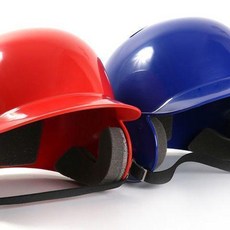 棒球頭盔 雙耳護具 兒童成人通用, 紅色, 1個