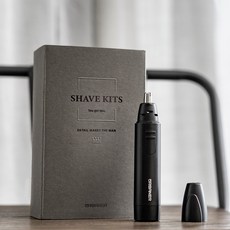 URBANER奧本 專利360度水洗式電動鼻毛刀 替換刀頭組 MB-041 041H 台灣製造 奧本電剪, 【電池式】鼻毛刀+刀頭組