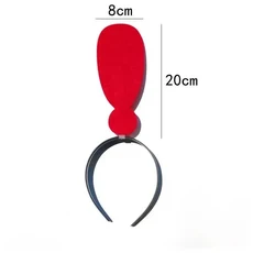 쿠쿠스토어 파티를위한 머리띠 우아한 화살표 느낌표 장식 여성을위한 설정 여자 탄성 헤어 후프 액세서리, 03 RD3