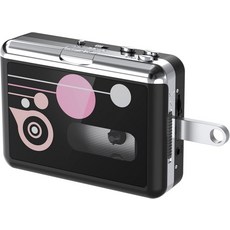 Mersoco 휴대용 카세트 플레이어 USB MP3 변환기 이어폰 포함 오디오 음악 디지털 PC 불필요