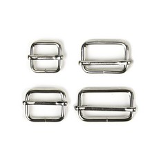 JStrading 왈자 조리개 가방 끈조절 금속 니켈, 2개, 30mm