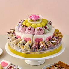 [떡보의하루 본사] 떡케이크 행복담 2단2호 전국150여개 매장 직접배달, 3.985kg, 1개