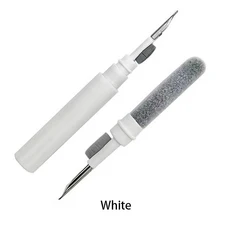 1pcs 다기능 헤드폰 청소 펜 블루투스 이어폰 청소 도구 전화 PC 화면 키보드 통합 청소 도구, 02 White