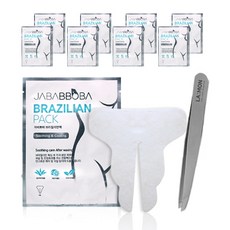자바뽀바 브라질리언 & Y존 전용 팩 9매입 + 래쉬몬스터 프리미엄 슬랜트 트위져 1개입, 27g, 1개