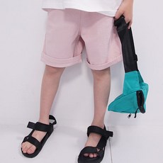 sonyun market Rocket Studio 男童正直生活彈性麻質短褲