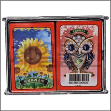 가을꽃 해바라기 화투 전통놀이 명절 선물용 1개, 상세페이지 참조