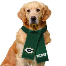 Littlearth NFL 시카고 베어스 애완동물 스카프 - 공식 라이선스 팀 사이즈: 스몰 436794, Green Bay Packers