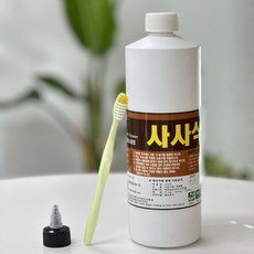 사사삭 타일 줄눈 세정제 요석 제거제+칫솔+온 오프캡, 1개, 1L
