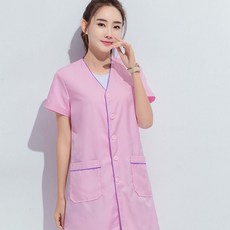 피부 관리사복 마사지샵 미용 원피스 작업복 3컬러 Y737