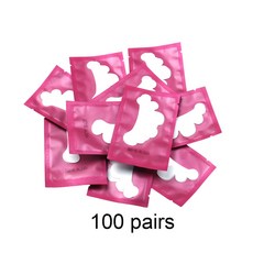 100 쌍 눈 패드 아래 속눈썹 접목 구름 모양 스티커 도구 하이드로 겔 패치, 100PCS Rose Red