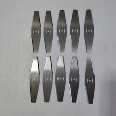 [롱파토이]전동 예초기 가정용소형 충전식 제초기 칼날 자동차합금 둥근톱날 예초기날 리튬 잔디깍기기계, 10개