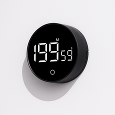 89마트 LED 디지털 주방 타이머 쿠킹 타이머, 1개, 블랙