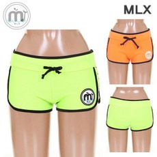 (MLX) 여자 수영복 반바지 비치 여름 반바지 팬츠-DM_156+모티브코리아Shop, 형광그린S_W06255E_색상_상세페이지참조