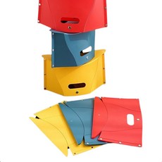 휴대용 접이식 플라스틱의자 소풍 낚시 간이의자 캠핑의자 낚시의자 휴대용의자, 민트