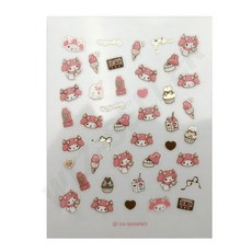 산리오 네일아트 어린이 유아 손톱 스티커 매니큐어 꾸미기 유치원 어린이집, 쿠로미_차밍