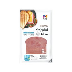 목우촌 프라임 식빵위의 네모 110g 샌드위치햄 1개