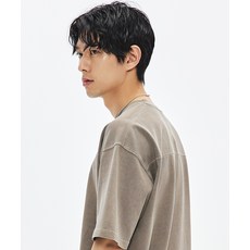 [소버먼트] 460G 컷 헤비 피그먼트 티셔츠-탄-