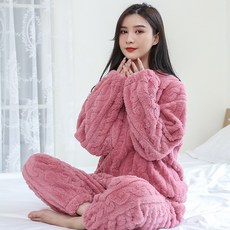 毛絨家居服套裝