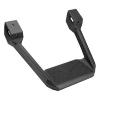 Aluminum Black Side Steps – Compatible with 2005–2024 Toyota Tacoma Single & Double Cab Nerf Bars, Aluminum Black Side Steps – Co