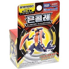 포켓몬스터 몬콜레 메가한카리아스 피규어 포켓몬 한국판 정품 초미니 피규어, 1개