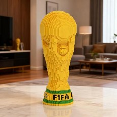 대형 딸기 곰 조립 블록 성인 퍼즐 장난감 선물, 1개, 초대형 허큘리스 컵 높이 43 길이 17cm