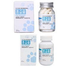 現代百益康 善益菌 毛孩腸胃保健 皮膚呵護 犬貓保健品, 善益菌 30顆, 1個