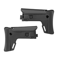 SAMOON沙漠龍 5KU ACR風格可調式折疊槍托 For GHK AK V2系列, 1套, 黑色