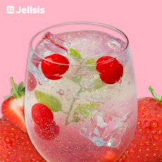 젤시스 딸기리프레셔 슬라임 / 물젤리 클리어슬라임, 260ml(230ml+30ml)