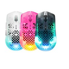 SteelSeries 賽睿 Aerox 3 Gen 2 無線電競滑鼠 4K輪詢率 雙模連線 電競滑鼠 無線滑鼠, 洋紅 MagentaHaze, 主商品+送素面黑色鼠墊