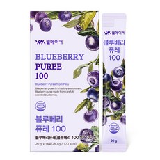 블루베리 퓨레 100% 안토시아닌 스틱 리얼 퓨레 웰메이커, 1개, 280g
