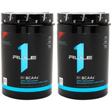 RULE1 BCAA支鏈胺基酸粉 水果口味, 2個, 444克
