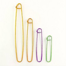 핸드메이드 편물 제작용 코막음핀 어깨핀 마감 홀더 4종 사이즈, 90mm