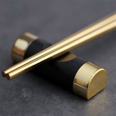 룸1602 1P 수저 받침대 고급주방용품, 골드