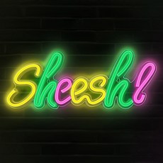 게임 포함 벽 wasd 멋진 위한 키캡 led - 스트리머를 키 게이머 키보드 침실 lumoonosity 네온 조명 스위치 전원 룸 usb 온/오프 블루 게이밍 장식용 사인, SHEESH