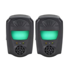 DigiMax 鼠來跑 雙效型超音波驅鼠器 UP-1B1 二入組 (80坪廣域 磁震波驅離 特殊綠光), 2個, 1個裝