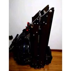 워터 로잉머신 전신 노젓기 운동 기구 조정 유산소, 상세페이지 참고, 접이식 모델(다크 월넛) + 디지털시계