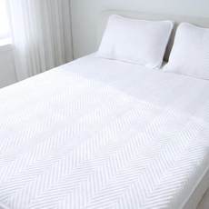 아추추 수퍼쿨 프리미엄 냉감 아이스 여름 침대 쿨 패드 시원한 매트, 헤링본 수퍼쿨 화이트, 쿨매트