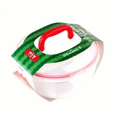 코멕스 바이오킵스 수박화채 보관용기 4L 밀폐 용기 장통 음식 컨테이너 플라스틱 통 유리, 본상품